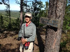 Ruth Bennett McDougal Dorrough; NCT; Minnesota; Rt 61 (Kadunce River Trail head)
sign Beaver Bay 2 5 miles