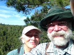 Ruth Bennett McDougal Dorrough; Dan Dorrough; NCT; Minnesota; Rt 61 (Kadunce River Trail head); selfie