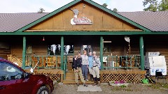 Derrick, Cheryl Passe; Ruth, Ruth Bennett McDougal Dorrough; Smittys on Snowbank; Ely MN