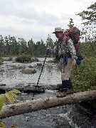 Ruth Bennett McDougal Dorrough; Log bridge; NCT/Kek; Kekekabic Trail MN