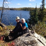 Dan, Ruth Bennett McDougal Dorrough; NCT/Kek; Kekekabic Trail; MN