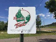 NCT; Mesabi Trail; Hibbing, MN
sign Mesaba Trail