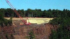 mining operation; NCT; Mesabi Trail; Virginia, MN