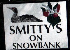 sign Smitty s on Snowbank
NCT; Fernberg Rd; Snowbank Lake Road, MN