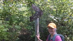 Ruth Bennett McDougal Dorrough; NCT
sign Border Route Trail; South Lake Trail, MN