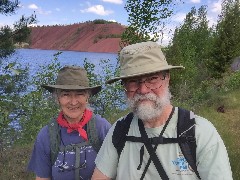 Ruth Bennett McDougal Dorrough; Dan Dorrough; NCT/Mesabi, MN; selfie