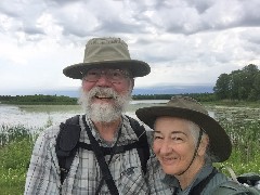 Dan Dorrough; Ruth Bennett McDougal Dorrough; Tamara Wildlife Refuge, MN; selfie