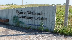 sign Prairie Wetlands Learning Center; Fergus Falls, MN