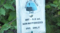 Hiking; NCT; Minnesota; Border Route
sign Border Route Trail