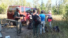 Hiking; David Bates; Ruth Brown; Kelley Haldeman; Mikie Kuhlman; Mary Coffin; Jo Taylor; Ruth Bennet McDougal Dorrough McDougal Dorrough; Minnesota; Border Route