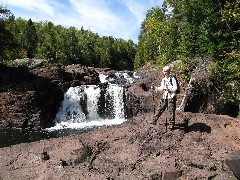 Char Baines; NCT; Minnesota; Lake Superior Hike near Devils Kettle