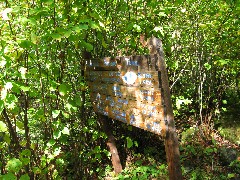 NCT; Minnesota; Lake Superior Hike sign