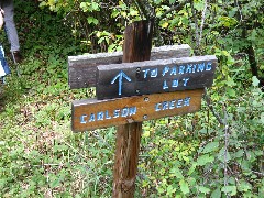 NCT; Minnesota; Lake Superior Hike; Carlson Creek sign