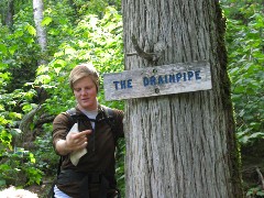 Maureen (Mo) Mayo; NCT; Minnesota; Lake Superior Hike; The Drainpipe