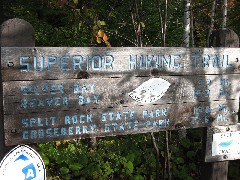 NCT; Minnesota; Lake Superior Hike; Silver Bay; Beaver Bay sign