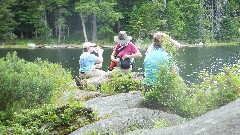 Sue; Ruth Bennett McDougal Dorrough; ; Mary Coffin; NCT; New York; Adirondacks Rock Pond