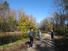 Robert Peterson; Ruth Bennett McDougal Dorrough; Sharon Coons; Hiking; NCT; New York; Black River Feeder Canal Trail