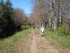 Robert Peterson; Sharon Coons; Ruth Bennett McDougal Dorrough; Hiking; NCT; New York; Black River Feeder Canal Trail