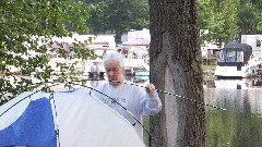 Ruth Bennett McDougal Dorrough; tent; Paradise Cove Campground; Sylvan Beach NY