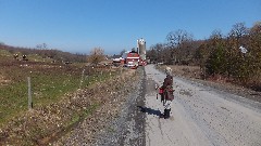 Ruth Bennett McDougal Dorrough; NCT; NY Link Trail; barn