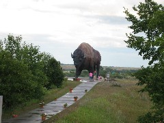 Buffalo Statue; Jamestown North Daklota