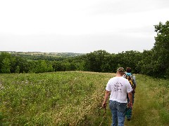 Sheyenne State Forest; Waterfall hike