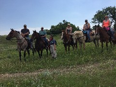 horse riders; Ruth Bennett McDougal Dorrough; NCT; Sheyenne Oaks, ND