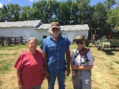 Sally, Fred Hoff; Ruth Bennett McDougal Dorrough; Coleharbor, ND