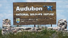 sign Audobon National Wildlife Refuge, ND