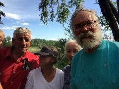 Cliff, Patty Dokter; Ruth Bennett McDougal Dorrough; Dan Dorrough; North Dakota; selfie