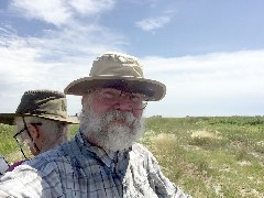 Ruth Bennett McDougal Dorrough; Dan Dorrough; NCT; New Rockford Canal, ND; selfie