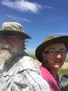 Ruth Bennett McDougal Dorrough; Dan Dorrough; NCT; New Rockford Canal, ND; selfie