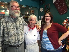 Dan, Ruth Bennett McDougal Dorrough; Mara Campbell; Cooperstown, ND