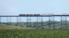 train; NCT; Karnak Railroad Bridge, ND