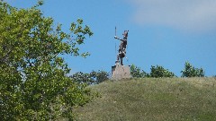 NCT; viking statue; Fort Ransom, ND