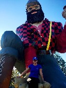 Amelia Rhodes; Paul Bunyan statue