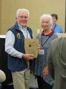 Ray Vlasak; Ruth Bennett McDougal Dorrough; Hiking celebration; Cambria Hotel; Fargo, ND