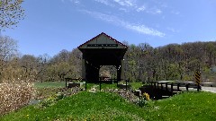 Skull Fork Road; Covered bridge; NCT; Ohio; Buckeye Trail; Bowerston; BT