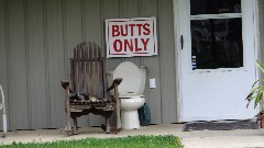 sign Butts Only; NCT; Buckeye Trail; Enterprise Iles Rd Logan, OH 43138; BT