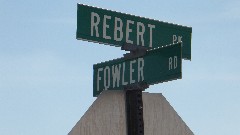 Sign Rebert Pike & Fowler Road; Buckeye Trail; Fairborn; BT