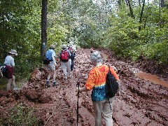 Ruth Bennett McDougal Dorrough; group Hiking Marietta NCT Ohio; BT