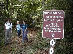 Hiking Marietta NCT Wayne National Forest Ohio; BT