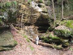 Ruth Bennett McDougal Dorrough; Old Mans Cave Hiking NCT Buckeye Trail; BT