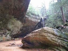 Old Mans Cave Hiking NCT Buckeye Trail; BT