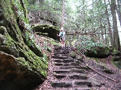 Ruth Bennett McDougal Dorrough; Old Mans Cave Hiking NCT Buckeye Trail; BT