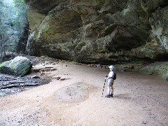 Ruth Bennett McDougal Dorrough; Old Mans Cave Hiking NCT Buckeye Trail; BT