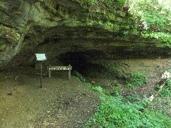 NCT; Davis Memorial; Davis Rd Peebles, OH; sign Cave Access by Written Permit Only; BT