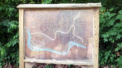 Dogwood trail sign; Hiking; NCT; Beaver Creek State Park Ohio