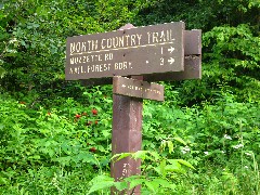 sign Muzette Road; Hiking; NCT; Pennsylvania; PA-01