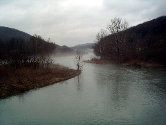 Hiking; NCT; Pennsylvania; foggy Minister Creek